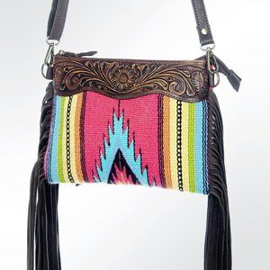 American Darling 9x10" Fringe Cross Body ADBGZ184K